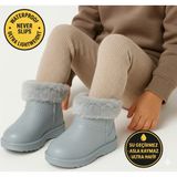 Dadwolf Çocuk Kışlık Kar Yağmur Botu– Su Geçirmez, Peluş Astarlı, Eva W10290-225 Tokio Borreguito Modeli - Gri