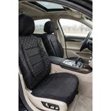 Daewoo Labo Uyumlu Siyah Gofraj Kumaş Full Ortopedik Oto Koltuk Kılıfı (Tam Takım Ön Arka )