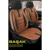 Daewoo Racer 1986–1994 Taba Başak Serisi Tay Tüyü Koltuk Kılıfı Seti (Ön–arka, Başlıklı, Yan Airbag Uyumlu)