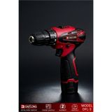 DAFLONG 12V 2.0 AH ÇİFT AKÜLÜ ARMUT BATARYA ŞARJLI MATKAP VİDALAMA DFL3