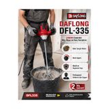 DAFLONG 2400W BAKIR SARGILI DEVİR AYARLI ELEKTRİKLİ ALÇI BOYA VE HARÇ KARISTIRICI MİKSER DFL-335
