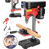 Daflong 500W Sütunlu Tezgah Matkabı 13 mm Mandren Kapasiteli Hassas Masaüstü Delme Makinesi Mengeneli Ahşap Metal Plastik Delim Düzenekli