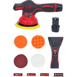 Daflong DFL-77 Çift Akülü Orbital Pasta Cila Polisaj Makinesi 3200 W Dijital Devir Ayarı