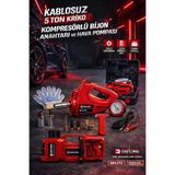 DAFLONG ELEKTRİKLİ 5 TON HİDROLİK KRIKO HAVA POMPASI BİJON ANAHTARI DFL-372