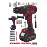 DAFLONG PRO 21V 4AH KÖMÜRSÜZ 130NM TORKLU ŞARJLI DARBELİ YANDAN TUTMALI 13 MM MATKAP VİDALAMA- DFL10