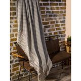 Dafne Moda Koltuk Örtüsü/şalı %100 Pamuk Gri - 170 x 210 cm