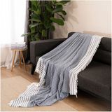 Dafne Moda Naturel Koltuk Örtüsü/şalı Indigo - 170 x 210 cm - İndigo