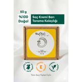 Dafneli Natural Defne Katı Saç Kremi Barı, %100 Doğal, Saç Bakımı, Besleyici & Onarıcı, Uzun Ömürlü, Vegan, 50 gr