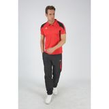 Dafron Bronze Kamp Polo Siyah Kırmızı Erkek T-shirt