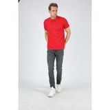 Dafron Classic Polo Yaka Pike Kırmızı Erkek T-shirt