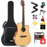 Dag-1c Cutaway Akustik Gitar Seti (Natural)