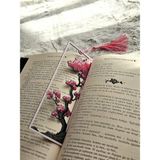 Dağ Teknoloji Sakura Ağacı Tasarımlı Kitap Ayracı 3D Baskı Dekoratif Okuma Ayracı Bookmark