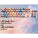 dagaladoo Renkli Sunset Klavye keycaps, Çift Atış PBT keycaps | Parlatıcı Keycaps boya-alt, Yan Baskı, Mekanik Klavye için Kiraz Profili tuş kapakları 60% /65%/75%/TKL/96%/100% ABD Düzeni