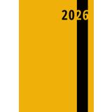 Dagboek 2026: Dagelijkse planner en persoonlijk notitieboekje, Geel