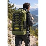 Dağcı Çantası Kolonlu Haki 60 L Outdoor Trekking Sırt Çantası 57X37x19 Cm
