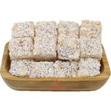 Dağcıoğlu Hindistan Cevizli Fındıklı Kare Lokum 500 gr