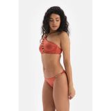 Dagi 6 CM Bikini ALT Yeşil Ekru