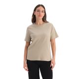 Dagi Açık Bej Bisiklet Yaka Basic Tişört, L, 26SW11488BB, Açık Bej, Kadın