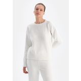 Dagi Beyaz Polar Sweatshırt