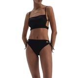 Dagi Büzgülü Bikini ALT Fuşya