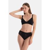 Dagi Dantelli Brazilian Külot, XS, Brazilian Külot, Siyah, kadın