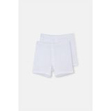 Dagi Erkek %100 Pamuklu 2'li Paket Boxer - Beyaz - 4XL