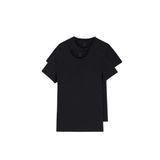 Dagi Erkek D5120 Compact O Yaka T-Shirt 2'li, Pamuklu, Siyah, 2XL