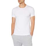 Dagi Erkek D5120 Compact O Yaka T-Shirt, Pamuklu, Örme, Beyaz, M