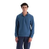 Dagi Erkek Erkek Dik Yaka Yarım Fermuarlı Sweatshirt, Pamuklu, Örme, Mavi, M