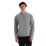 Dagi Erkek Erkek İçi Şardonlu Sweatshirt, Pamuklu, Örme, Gri Melanj, S