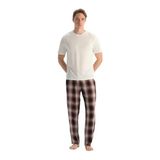 Dagi Erkek Multicolor Ekoseli Dokuma Pijama Altı, 2XL Beden