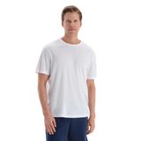 Dagi Erkek Relax Fit Kısa Kollu Tişört, Örme, Beyaz, XL