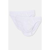 Dagi Erkek Slip Külot,%100 Pamuk, 2'li Set, Beyaz, 4XL Beden