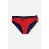 Dagi Erkek Slip Mayo, Örme, Kırmızı / Lacivert, M