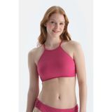 Dagi Fuşya Halter Yaka Bikini Üst - 38