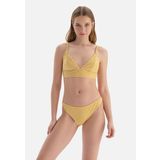 Dagi Kadın 2 cm Bikini Alt, Örme, Sarı, 42