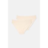 Dagi Kadın 5127Kc 2'li Modal Brief Külot, Örme, Ekru, 2XL