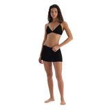 Dagi Kadın Basic Yanı Şerit Dantel Detaylı Şort, Modal, Örme, Siyah, XL