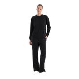 Dagi Kadın Bol Paça Basic Modal Pantolon, Örme, Siyah, XL