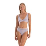 Dagi Kadın Dantel Detaylı Brief Külot, Micro Modal, Örme, Lila, S