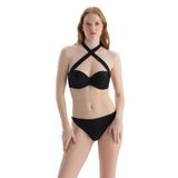 Dagi Kadın Düşük Bel Bikini Alt, Örme, Siyah, 40