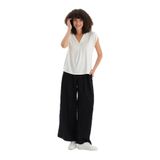 Dagi Kadın Keten Lyocell Karışımlı Dokuma Pantalon Siyah 36