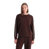 Dagi KADIN MODAL Biye Detayli Sweatshirt Kahverengi, 331, XL