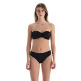 Dagi Kadın Orta Bel Bikini Alt, Örme, Siyah, 36