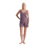 Dagi Kadın Pijama Takımı, Mürdüm, Kalın Askılı Pamuk Modal Atlet Şort, XS Beden
