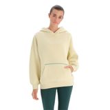 Dagi Kadın Sirt Baskili Kapşonlu Sweatshirt Açık Yeşil