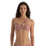 Dagi Kadın Straplez Bikini Üst, Örme, Kahverengi, 42