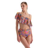 Dagi Kadın Tek Omuz Bikini Üst, Örme