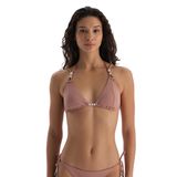 Dagi Kadın Üçgen Küçük Bikini Üst, Örme, Kahverengi, 40