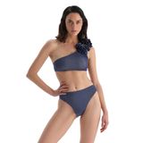 Dagi Kadın Yüksek Bel Bikini Alt, Örme, Mürdüm, 42